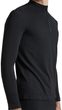 MIGHTYWOOL SHIRT LS 1/2 ZIP MEN X Black