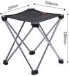 Outdoor aluminum alloy folding stool
