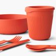 Passage Dinnerware Set - [1P] [6 Piece], Spicy Orange