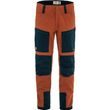 FJÄLLRÄVEN Keb Agile Trousers M, Autumn Leaf-Dark Navy