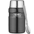 THERMOS Termoska na jídlo se skládácí lžící a šálkem 710 ml metalicky šedá