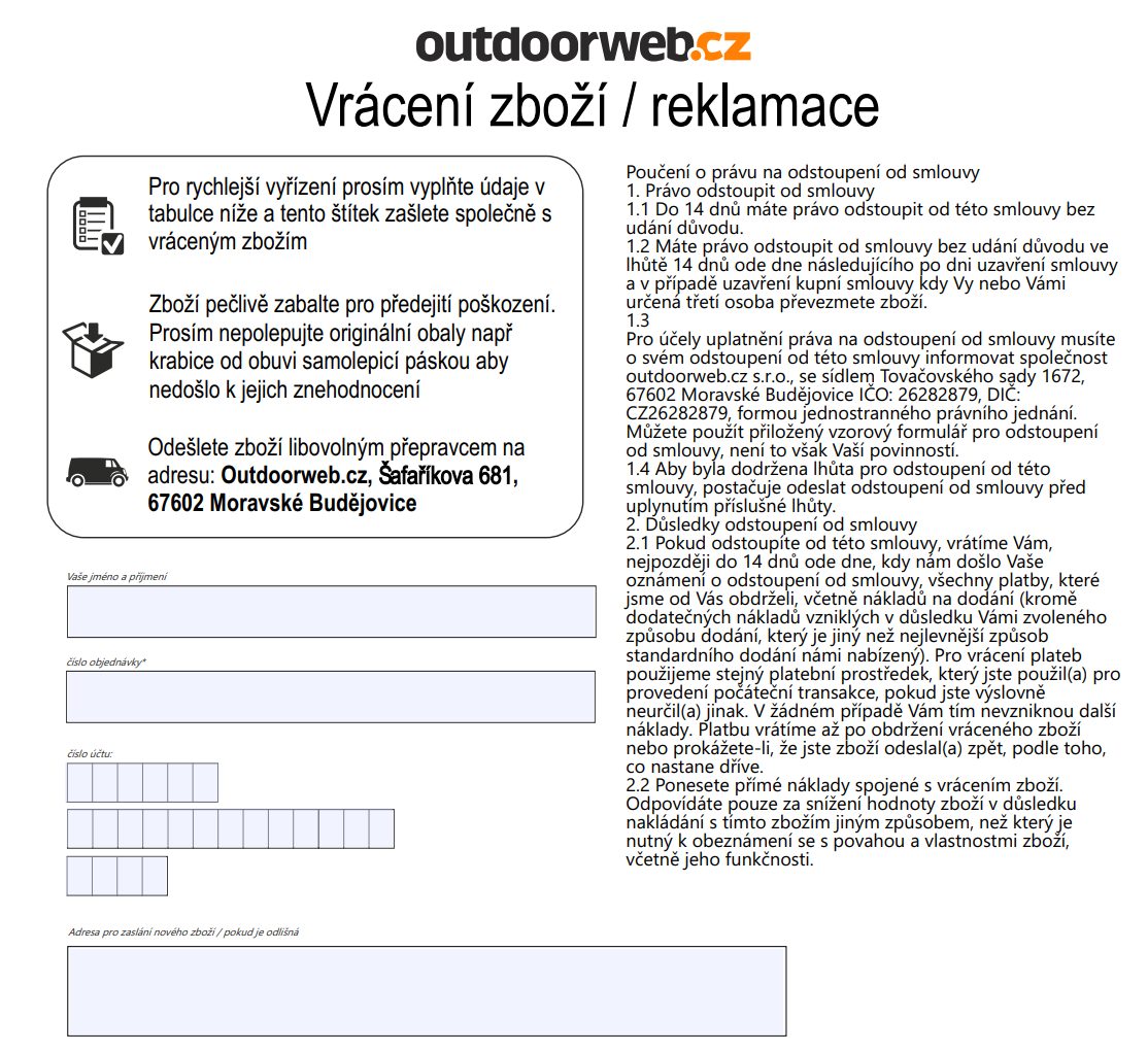 Returns Form