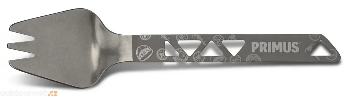 Treuil Forestier Couverts Légers De Camping Primus - Fourchette Et Cuillère En Tritan, Sans BPA, 17.7 Cm Couvert En Plastique