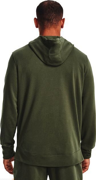  UA Rival Terry LC FZ-GRN - men's sweatshirt - UNDER ARMOUR  - 43.33 € - outdoorové oblečení a vybavení shop
