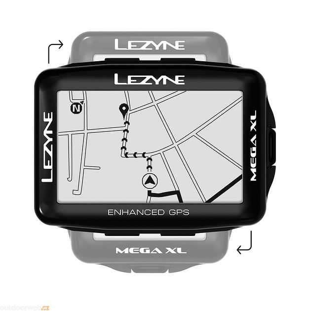 MEGA XL GPS BLACK - cycling computer - LEZYNE - 178.30 €