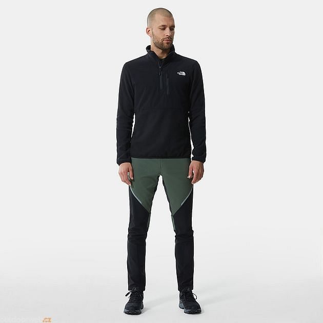 M GLACIER PRO 1/4 ZIP - EU TNF, BLACK/TNF BLACK - men's sweatshirt - THE  NORTH FACE - 65.07 €