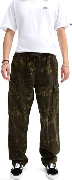 RANGE CARGO BAGGY TAPERED ELASTIC PANT GRAPE LEAF/LODEN GREEN - men's  trousers - VANS - 61.32 €