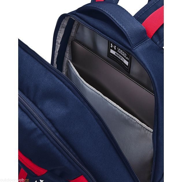 UA Hustle 5.0 Backpack 29, Navy/red - backpack - UNDER ARMOUR - 42.75 €