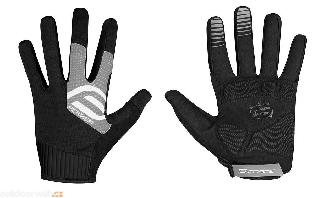 MTB POWER, black-grey - gloves - FORCE - 16.32 €