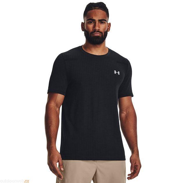 UA Seamless Grid SS, Black - men's short sleeve t-shirt - UNDER ARMOUR -  38.48 €
