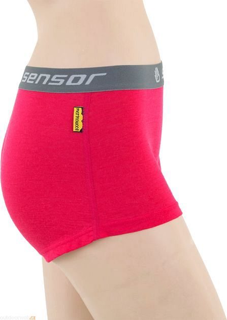  MERINO ACTIVE ladies panties with leg magenta - women's  panties with leg - SENSOR - 24.34 € - outdoorové oblečení a vybavení shop