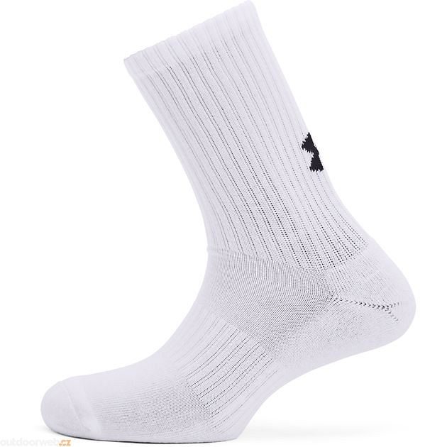 UA Core Crew 3PK White