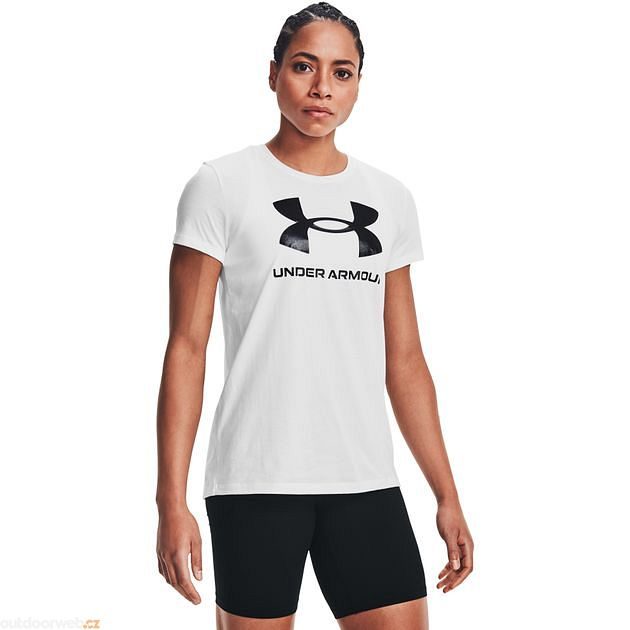  Live Sportstyle Graphic SSC, white - T-shirt with short  sleeves for women - UNDER ARMOUR - 19.29 € - outdoorové oblečení a vybavení  shop