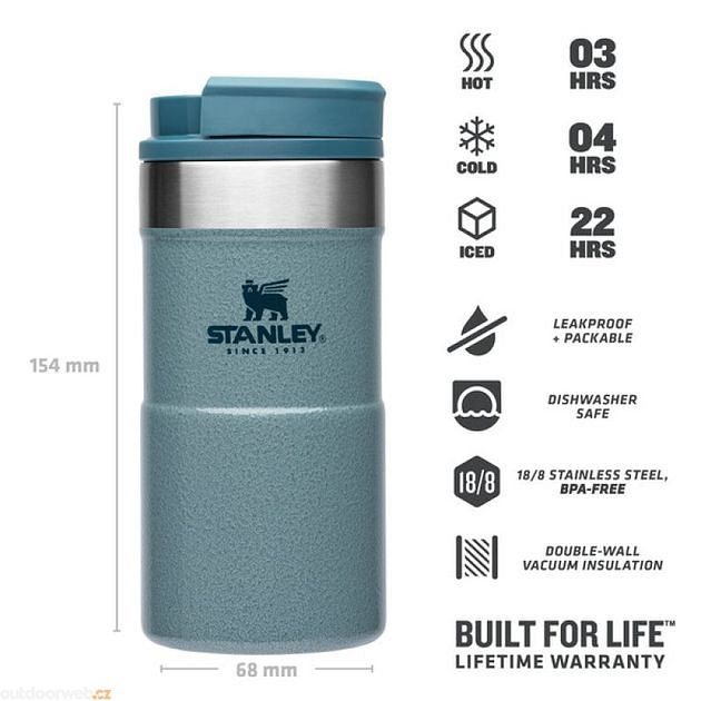 Classic series NEVERLEAK 470ml hammer ice blue - thermos - STANLEY - 36.42 €