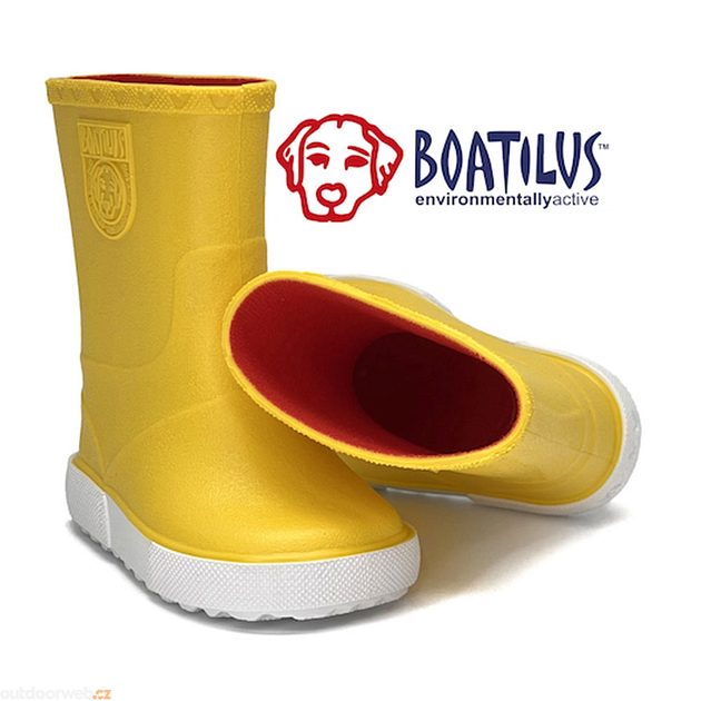 NAUTIC RAIN BOOT C yellow/white - children's boots - BOATILUS - 21.55 €