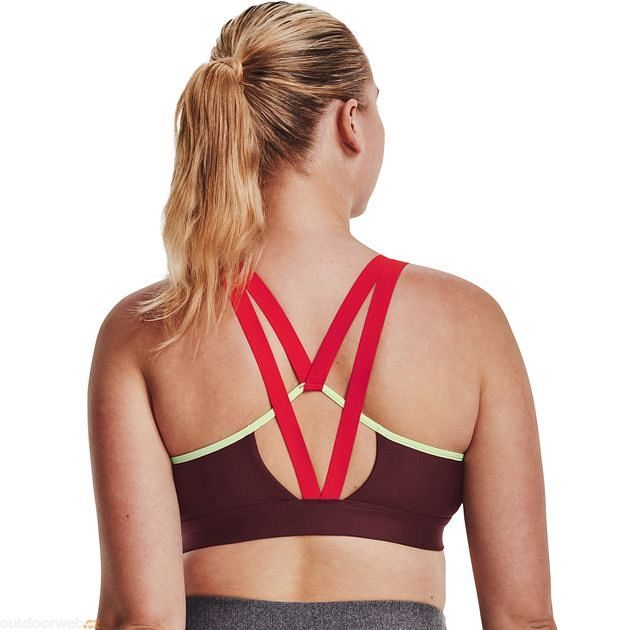  UA Infinity Low, Red - sports bra - UNDER ARMOUR - 28.44 €  - outdoorové oblečení a vybavení shop