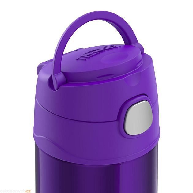 THERMOS FUNTAINER STRAW BOTTLE -- PINK/PURPLE