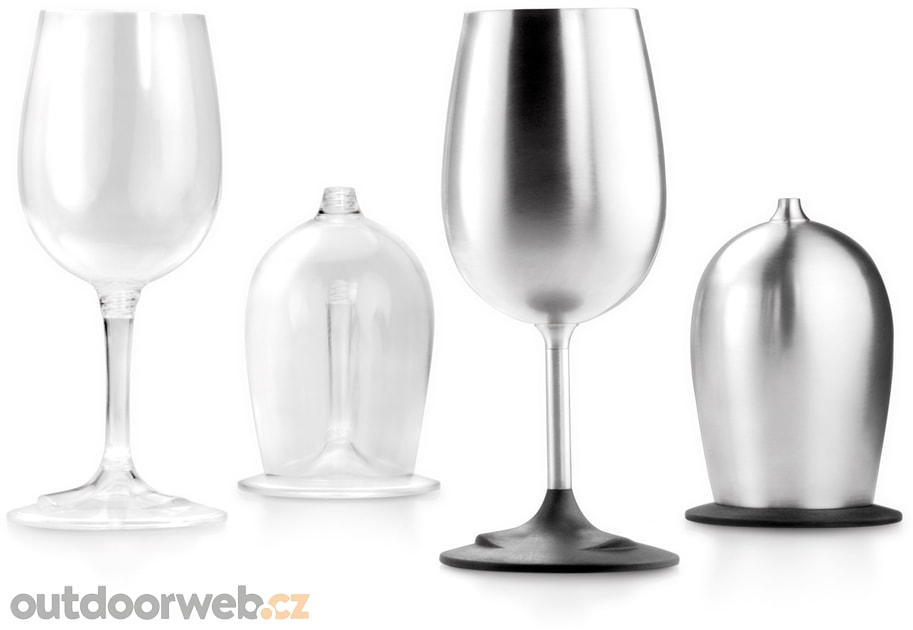 GSI Outdoors Stainless Steel Nesting Wine Goblet