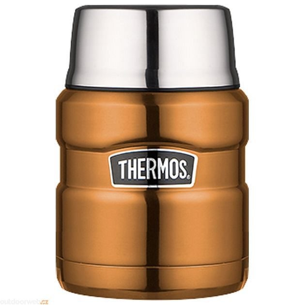  Food thermos with folding spoon and cup 470 ml stainless  steel - Stainless steel vacuum insulated thermos - THERMOS - 31.65 € -  outdoorové oblečení a vybavení shop