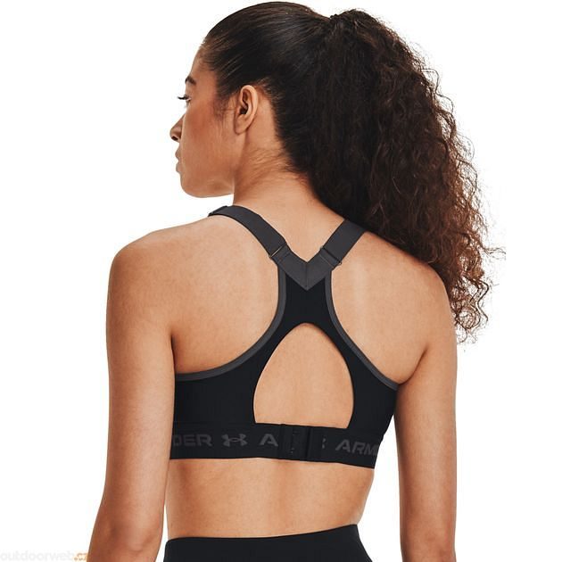  Armour High Crossback Bra, Black - sports bra - UNDER  ARMOUR - 41.35 € - outdoorové oblečení a vybavení shop