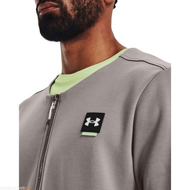 UA Summit Knit Graphic FZ, Gray - sweatshirt - Outdoorweb.eu