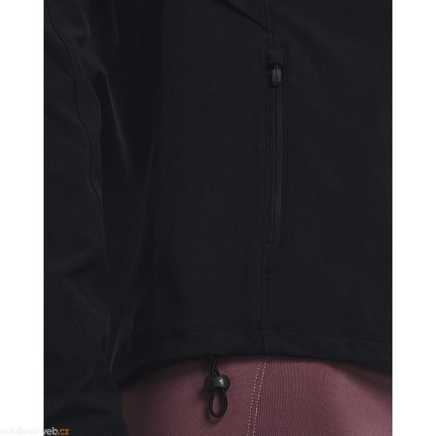  UA OutRun the Storm Jkt, Black/grey - women's running  jacket - UNDER ARMOUR - 74.54 € - outdoorové oblečení a vybavení shop