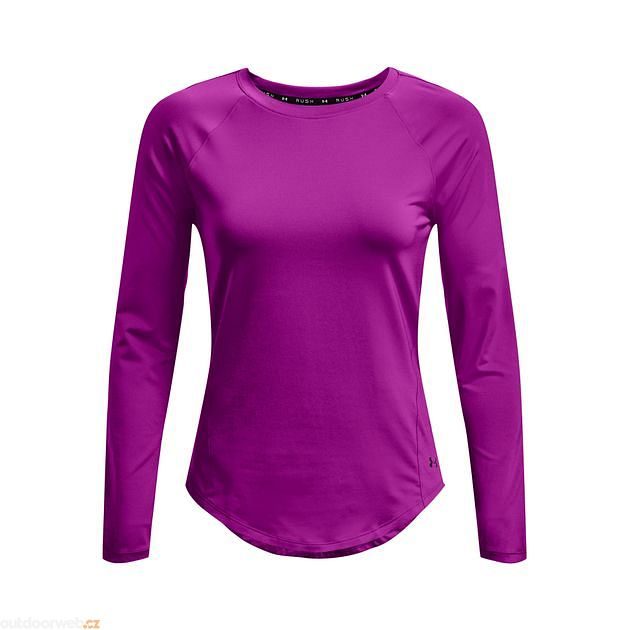 Outdoorweb.eu - UA Rush LS, Purple - long sleeve t-shirt for women