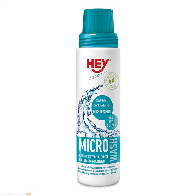 Micro Wash 250 ml - prací prostředek pro softshell - HEY SPORT - čistící  prostředky, impregnace - turistika - 218 Kč