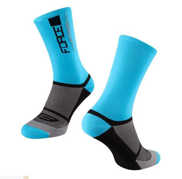 STAGE, modro-černé - cyklistické ponožky - FORCE - 161 Kč