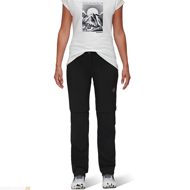 Runbold Zip Off Pants Women, black - Kalhoty dámské - MAMMUT - 123.43 €