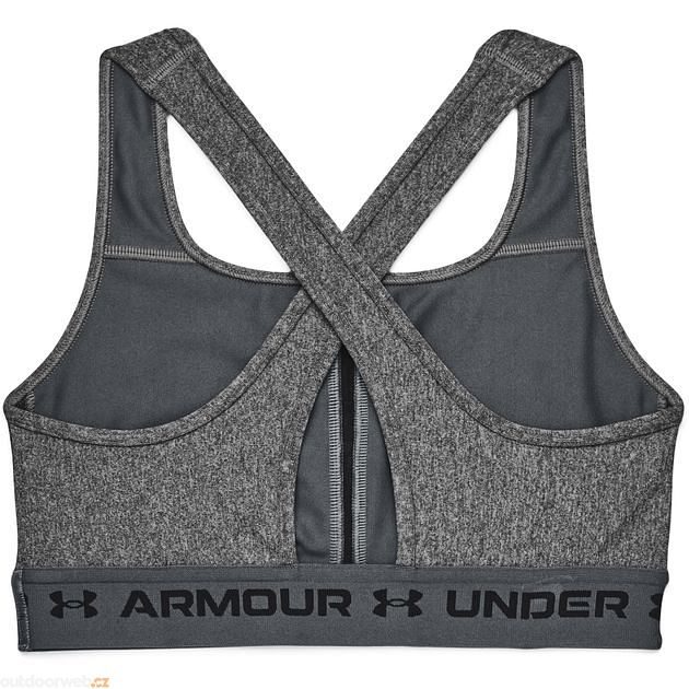  UA Crossback Mid Heather Bra, Gray - sports bra - UNDER  ARMOUR - 27.70 € - outdoorové oblečení a vybavení shop
