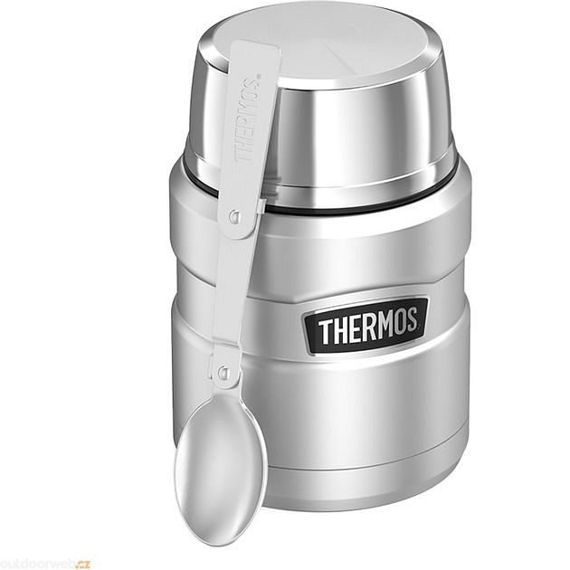  Food thermos with folding spoon and cup 470 ml stainless  steel - Stainless steel vacuum insulated thermos - THERMOS - 30.97 € -  outdoorové oblečení a vybavení shop