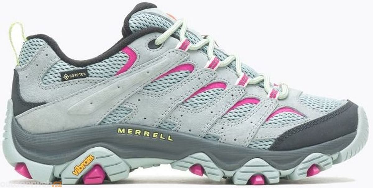 Merrell Moab 3 GTX Gore-Tex Monument Fuchsia Grey Women Outdoors Trail  J037202 