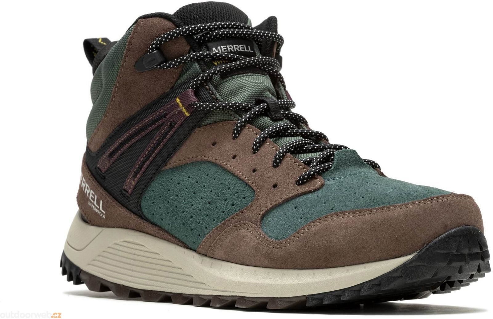 J068031 WILDWOOD MID LTR WP forest - men's hiking boots - MERRELL