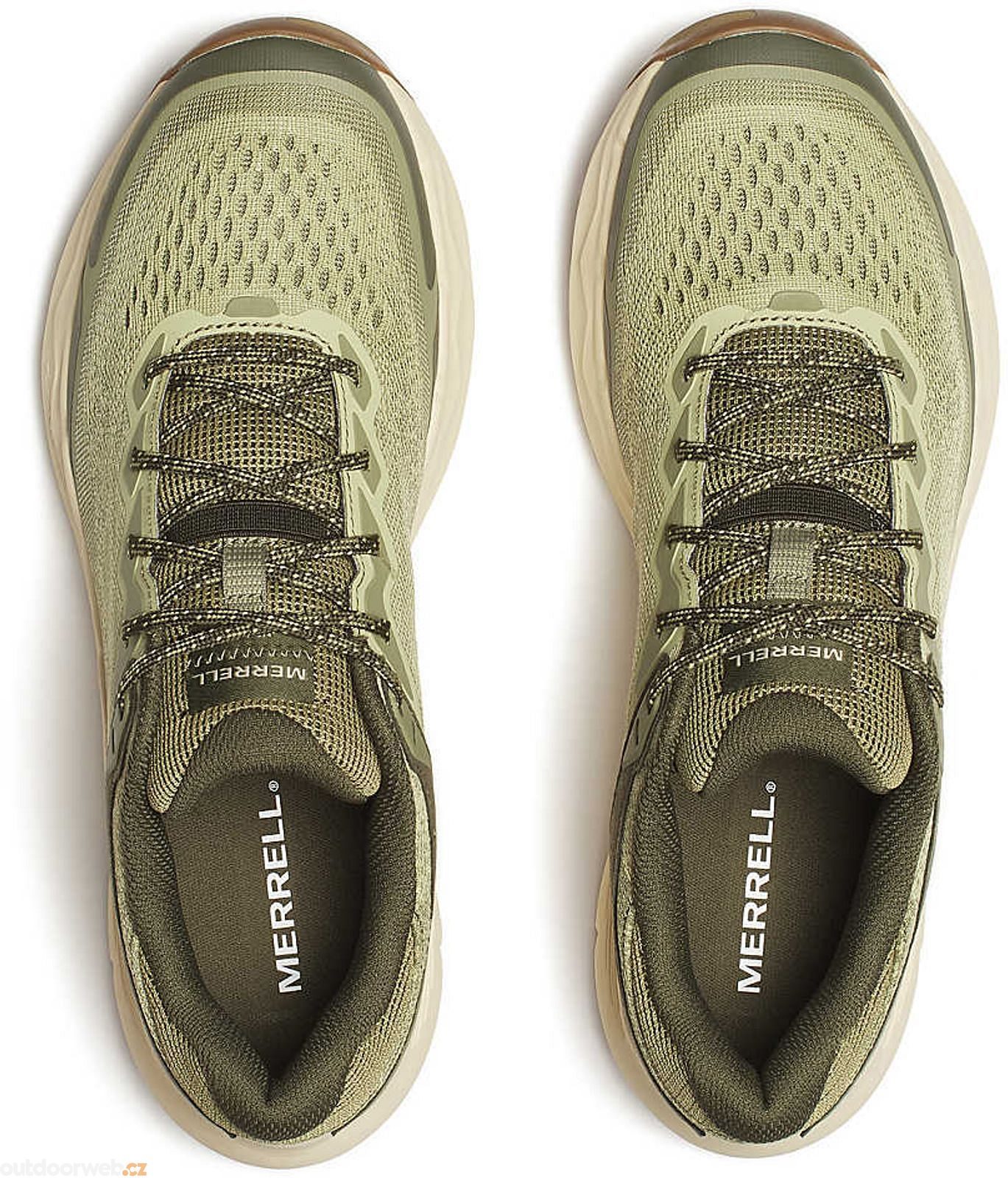 NWOT Merrell Nova 4 Trail Running Shoes in Basil Green and Cream Merrell Men main image 2