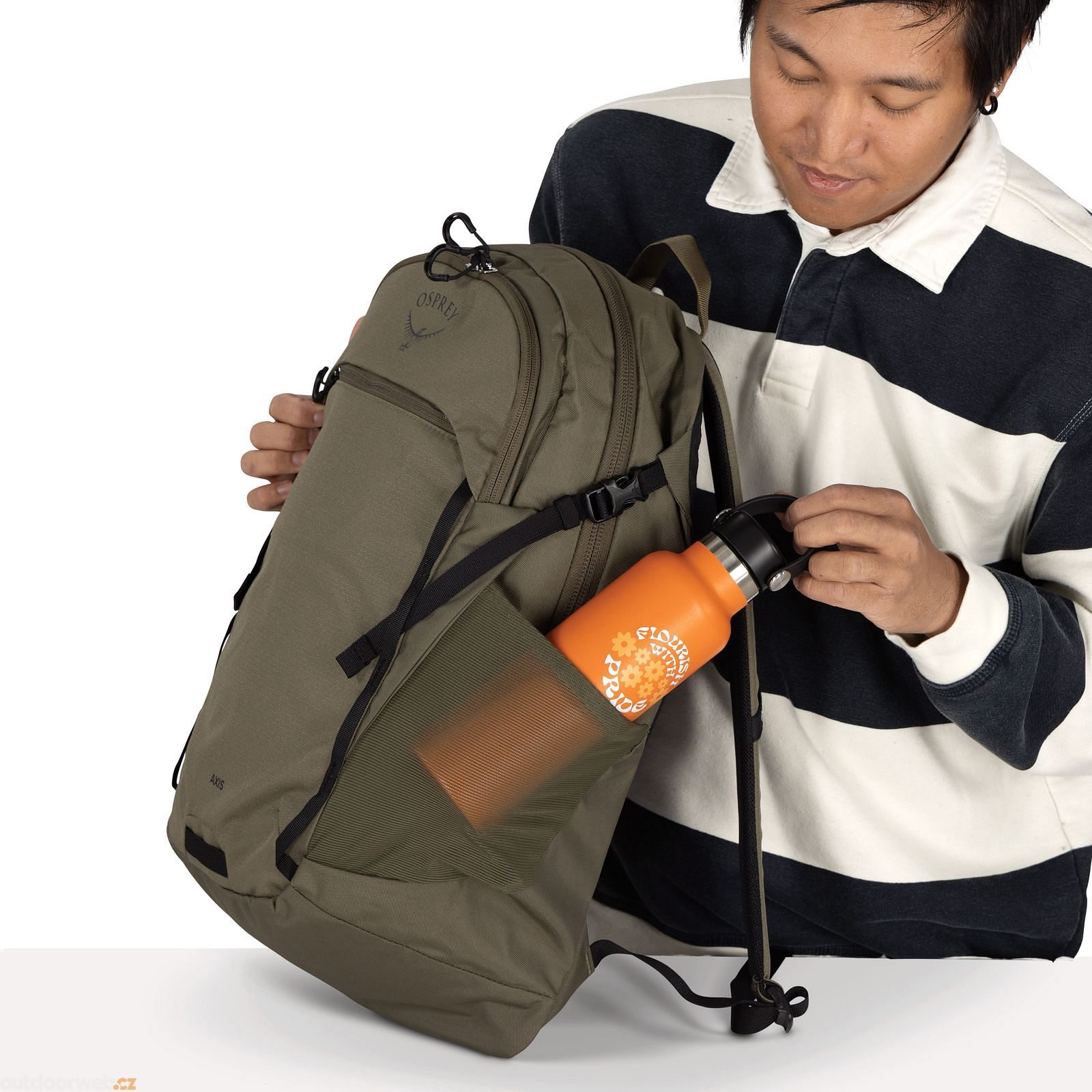 osprey axis 24 l backpack Laptop -Everyday Bag with Laptop Sleeve & Bottle Pockets for College, Commute, & Travel, Barley Brown : Electronics The panel Urban backpack Osprey Axis 24L