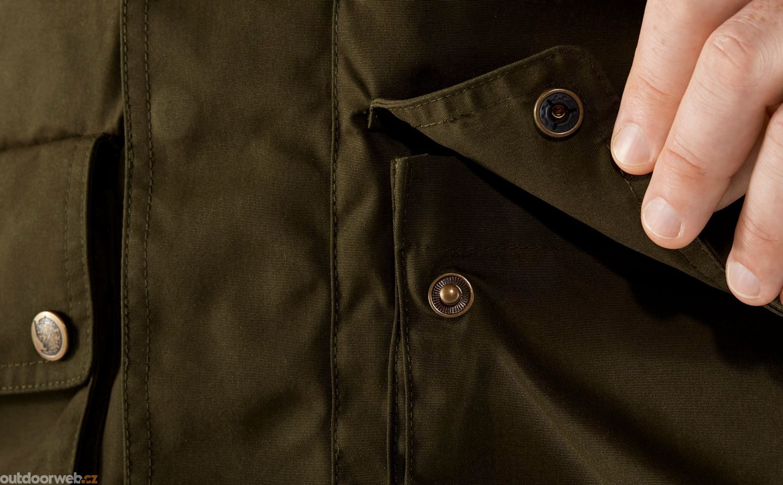 Outdoorweb.eu Sormland Padded Jacket M Dark Olive lovecka zateplena bunda panska FJALLRAVEN 357.59