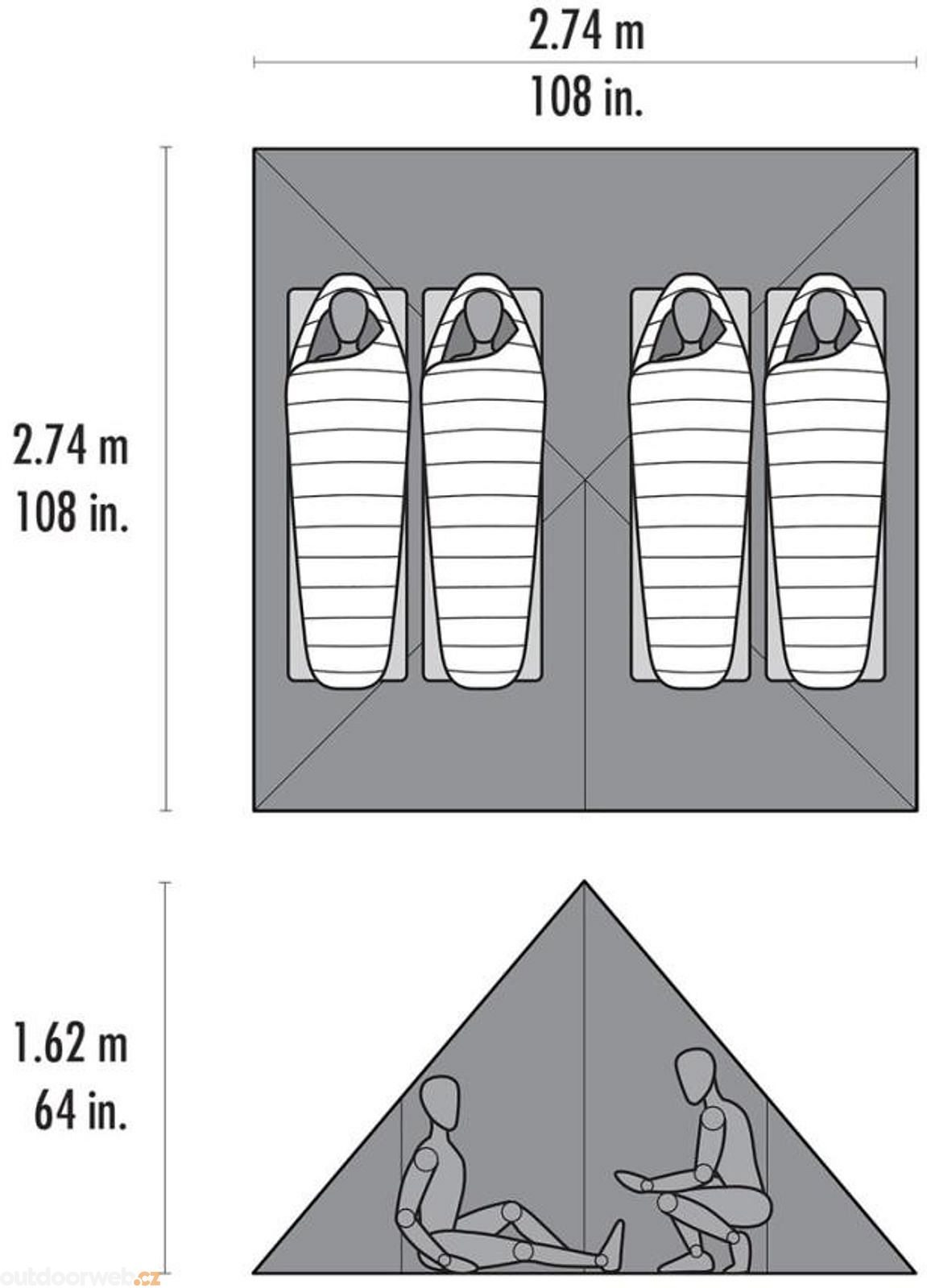 FRONT RANGE BUG/FLOOR INSERT - mesh shelter - MSR - 287,05