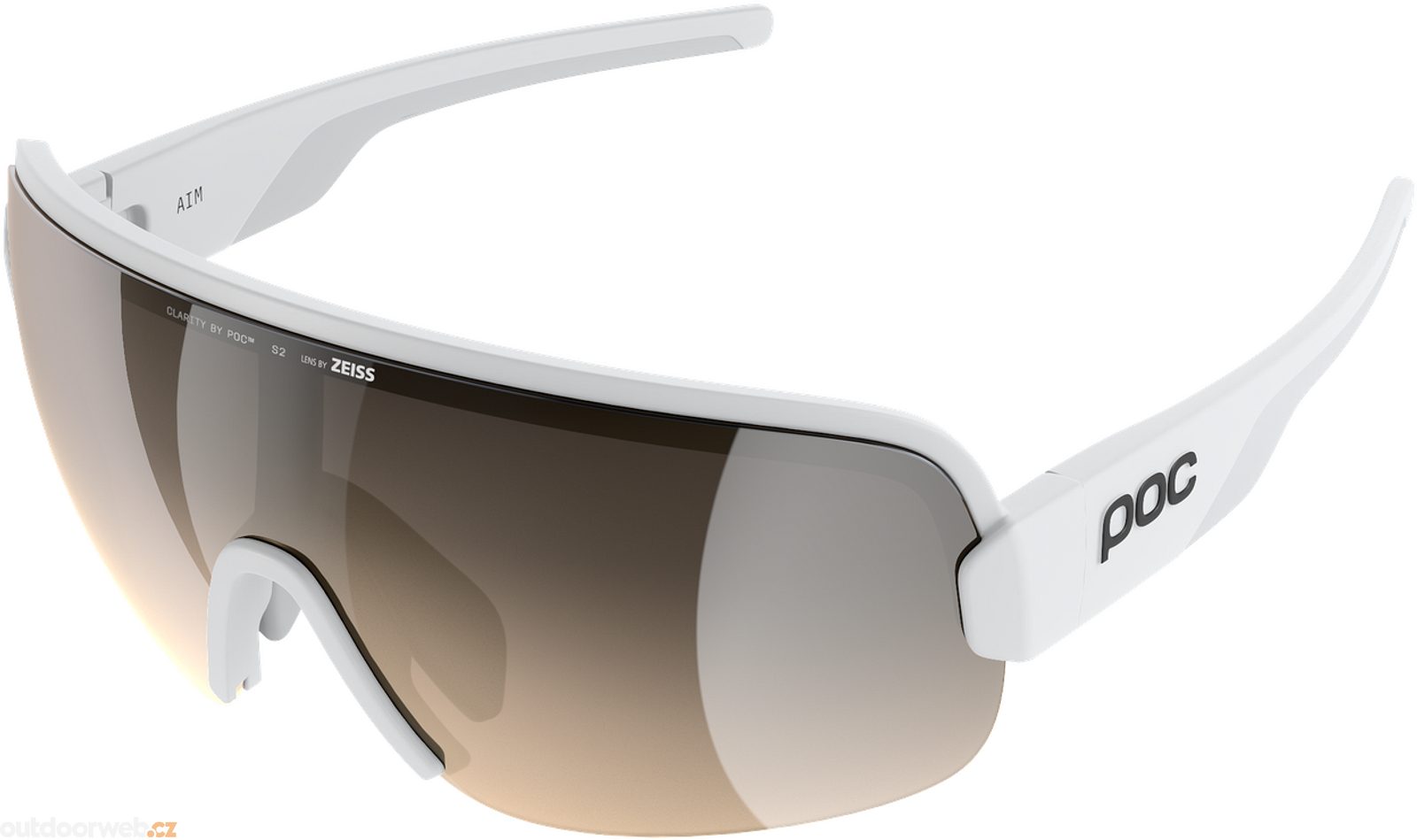 POC ポック AIM Hydrogen White Aim Bike Sunglasses in Hydrogen White | Cycling Eyewear | POC