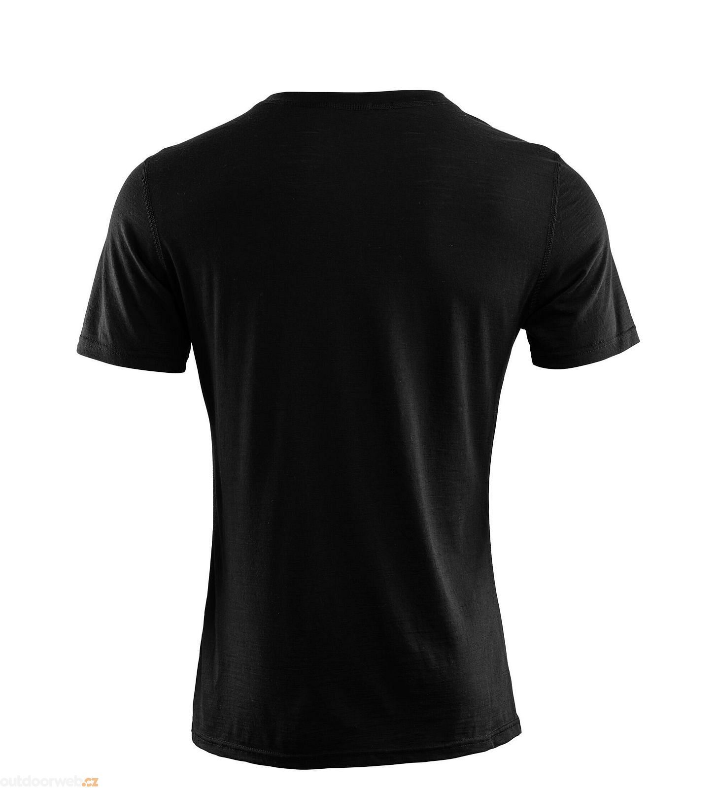LightWool Undershirt Tee, M Jet Black - Triko krátký rukáv