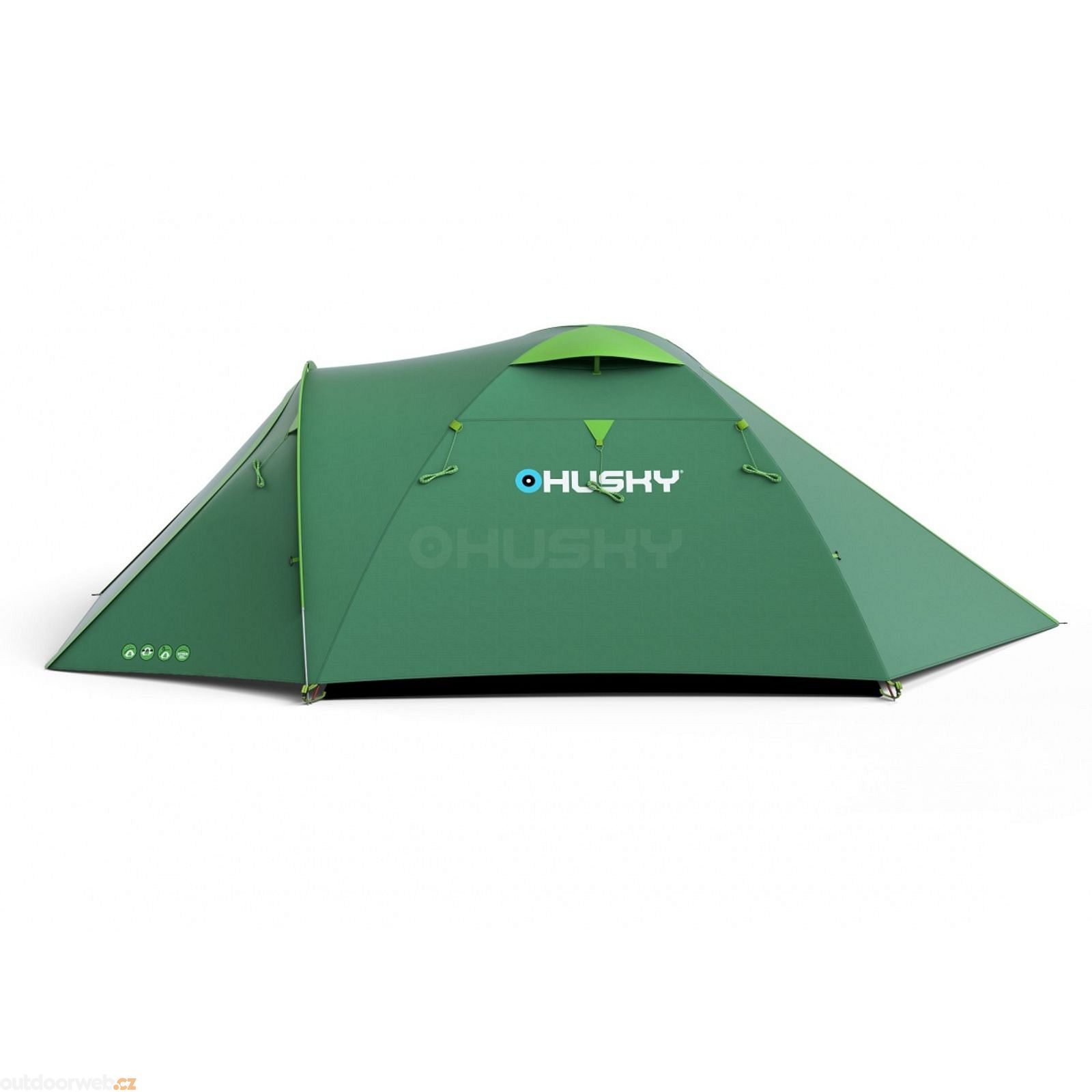 値下げ【レア物】 Husky Bright4 Tent - 4 Man Lightweight backpacking tent for 4 people - Bright 4 - green