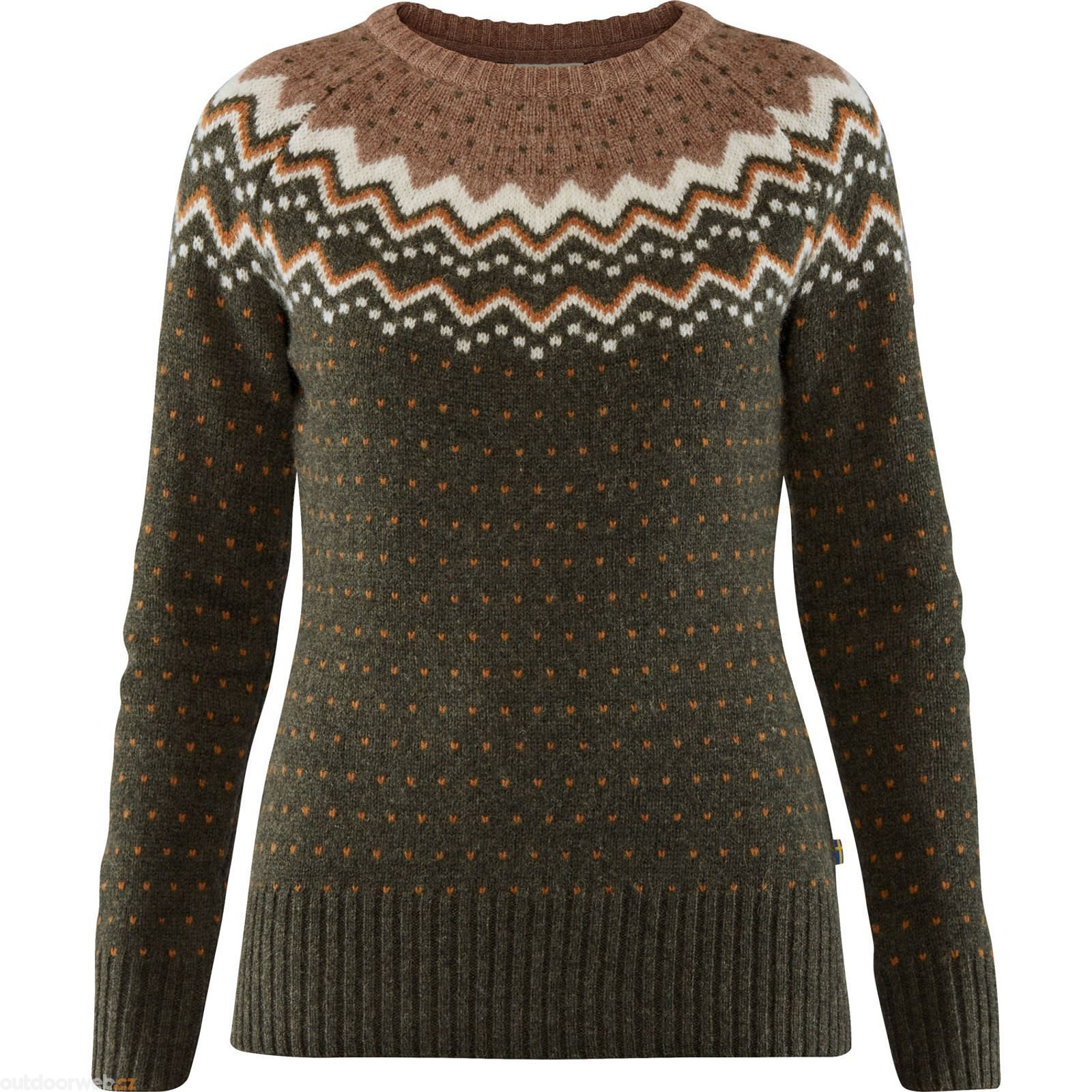 Outdoorweb.eu Ovik Knit Sweater W Deep Forest svetr damsky FJALLRAVEN 189.36