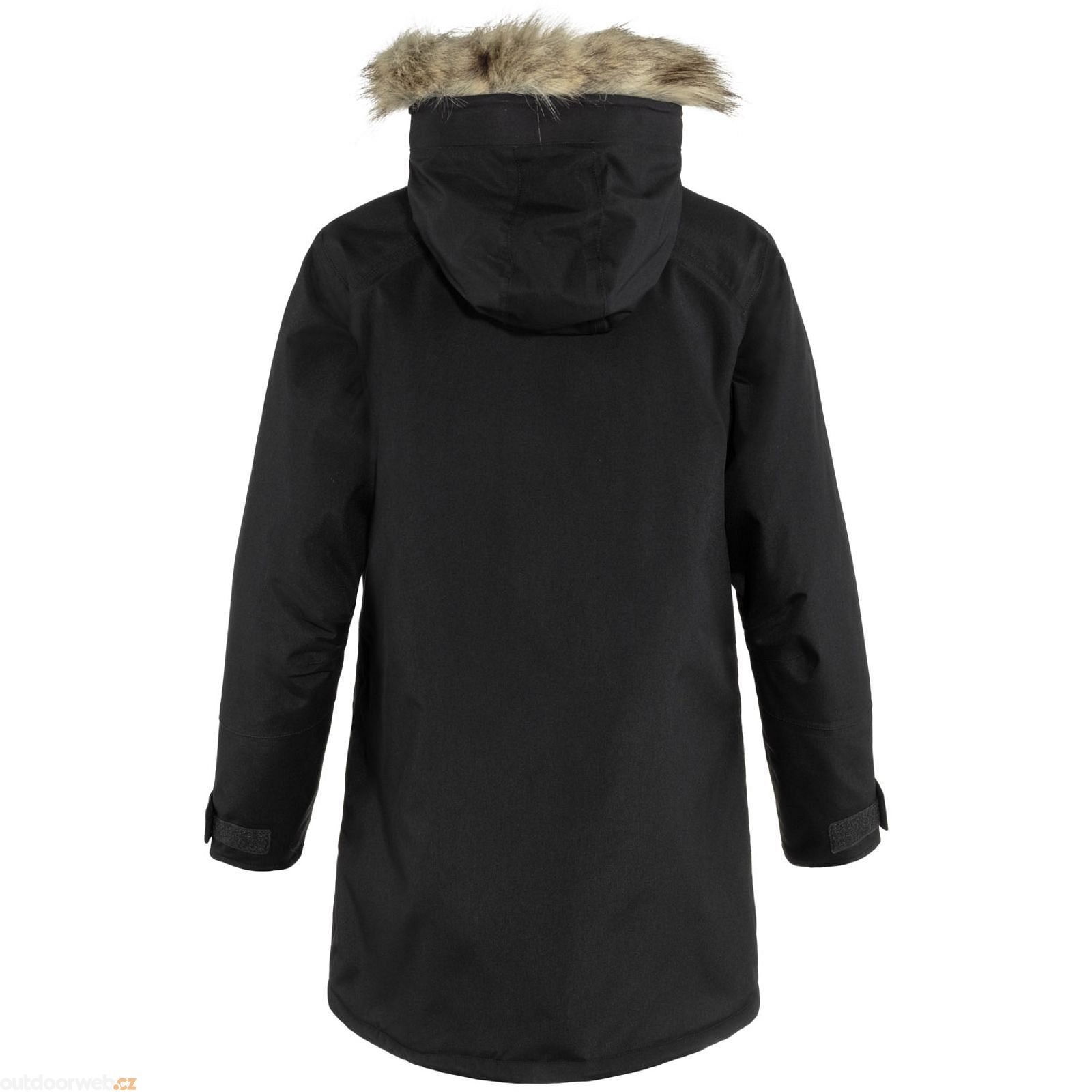 Nuuk Parka W, Black - women's insulated hiking jacket - FJÄLLRÄVEN
