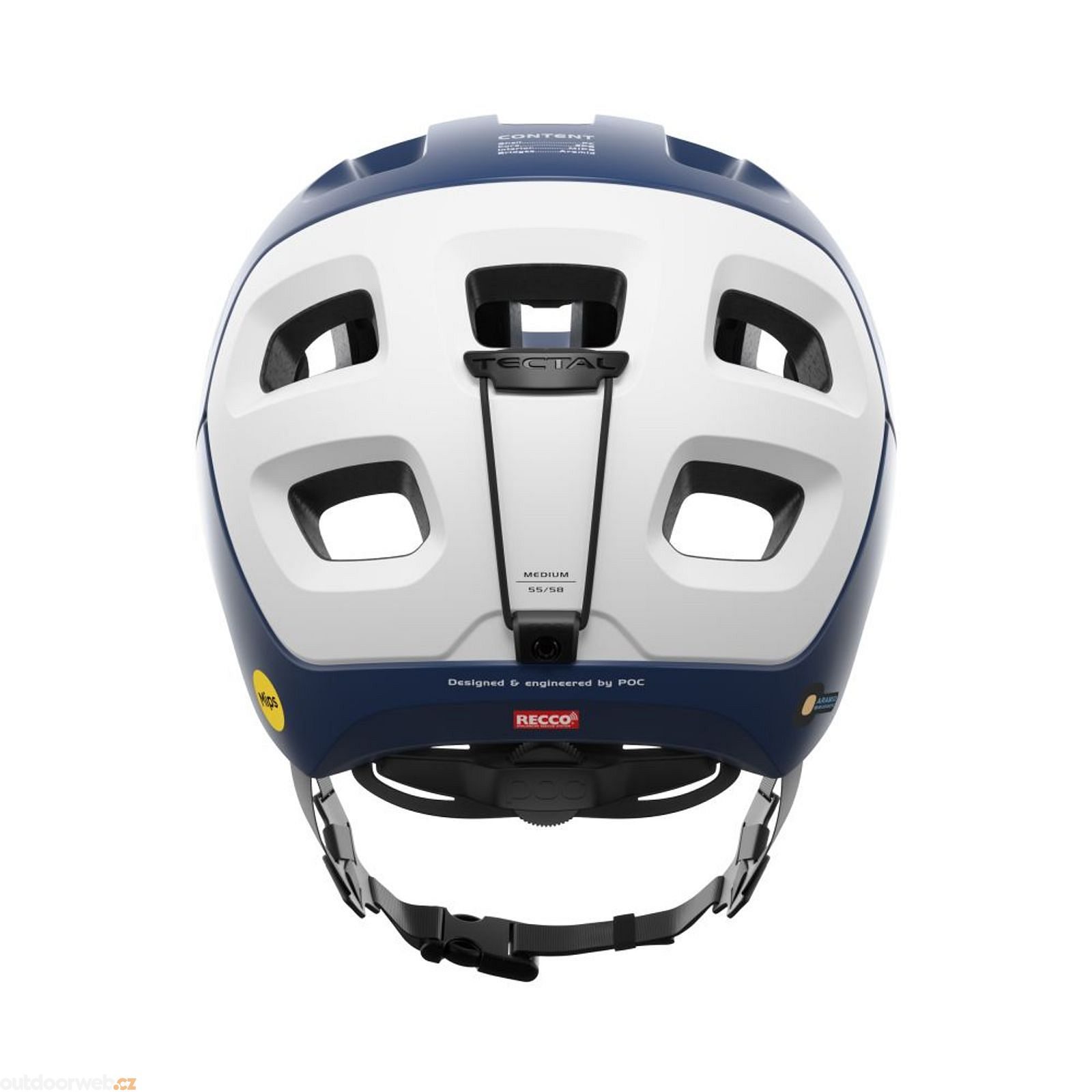 Tectal Race MIPS Lead Blue/Hydrogen White Matt - MTB helmet - POC 