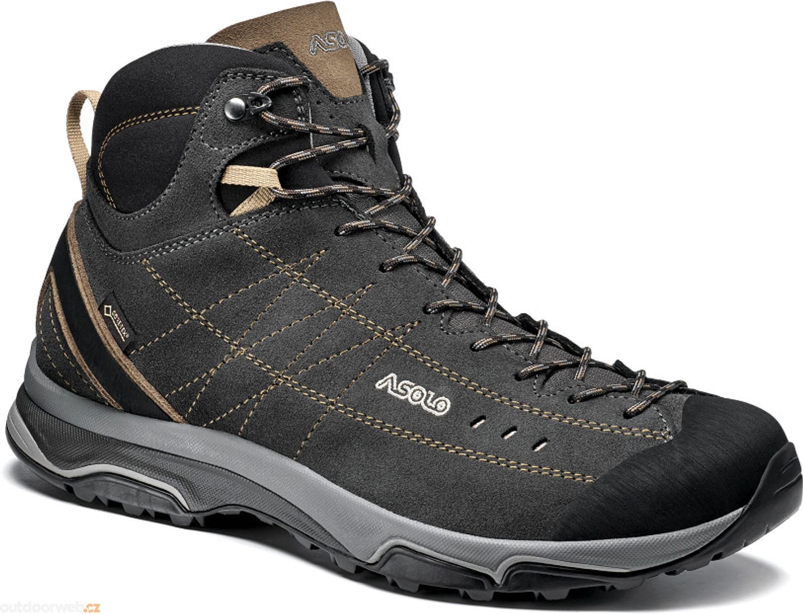 Outdoorweb.eu Nucleon Mid GV MM graphite brown men s hiking boots ASOLO 182.20
