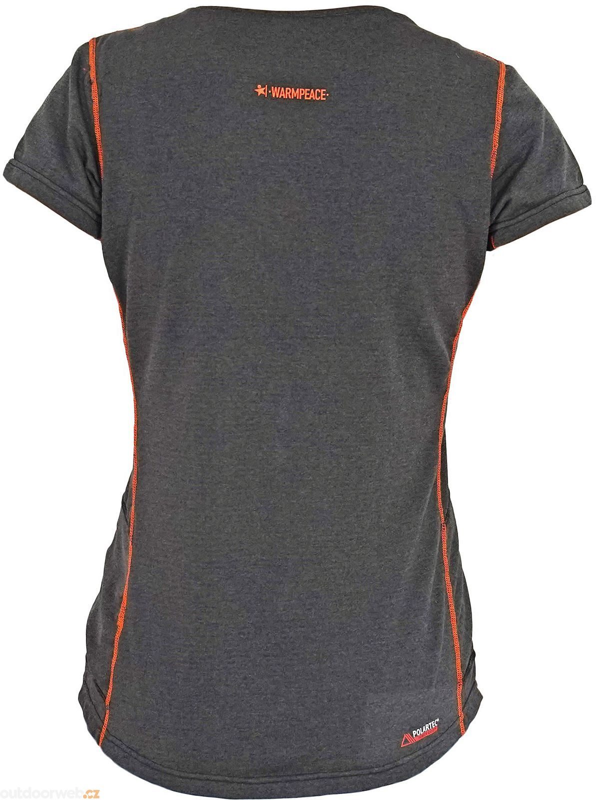 YUK LADY carbon/salmon - T-shirt - WARMPEACE - 33,07