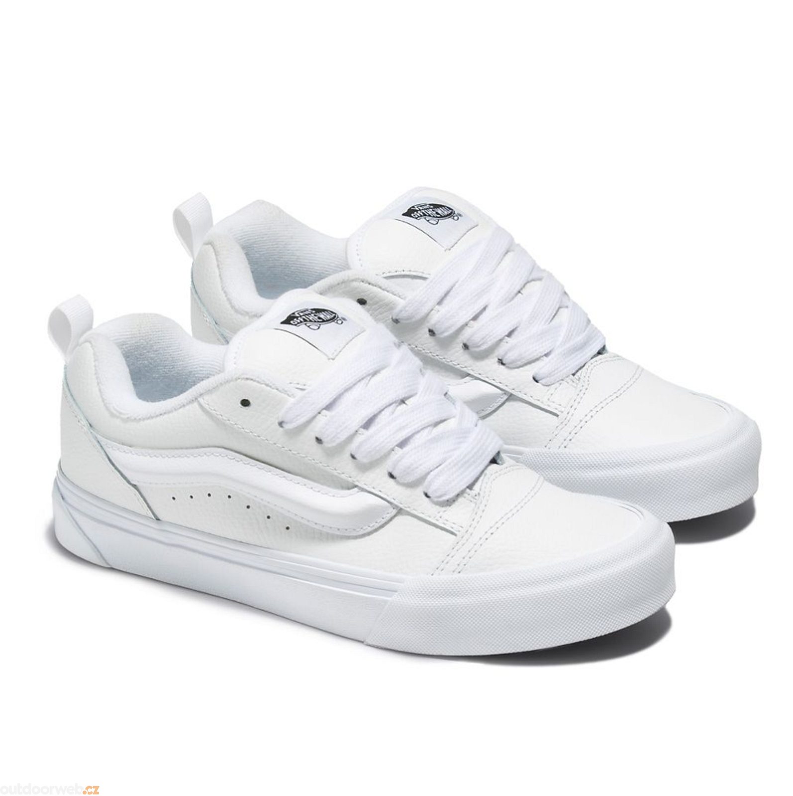 Outdoorweb.eu Knu Skool LEATHER TRUE WHITE sneakers for women VANS 70.67