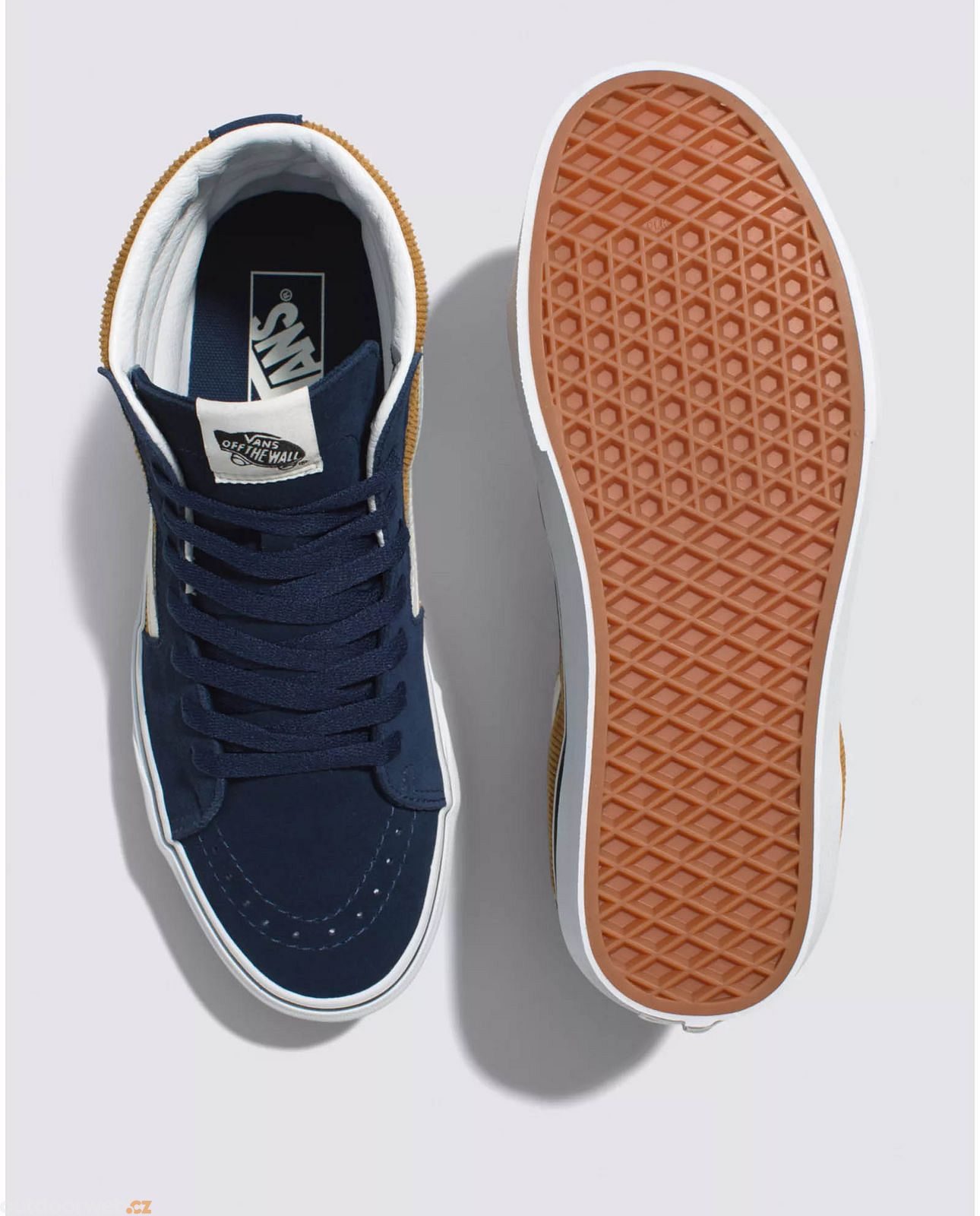 SK8-Hi MINI CORD, BLUE/BROWN - men's sneakers - VANS - 60.79 €