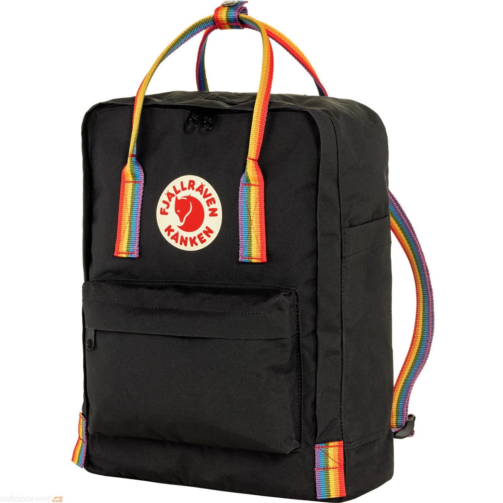 Kånken Rainbow Black-Rainbow Pattern - city backpack  display picture 3