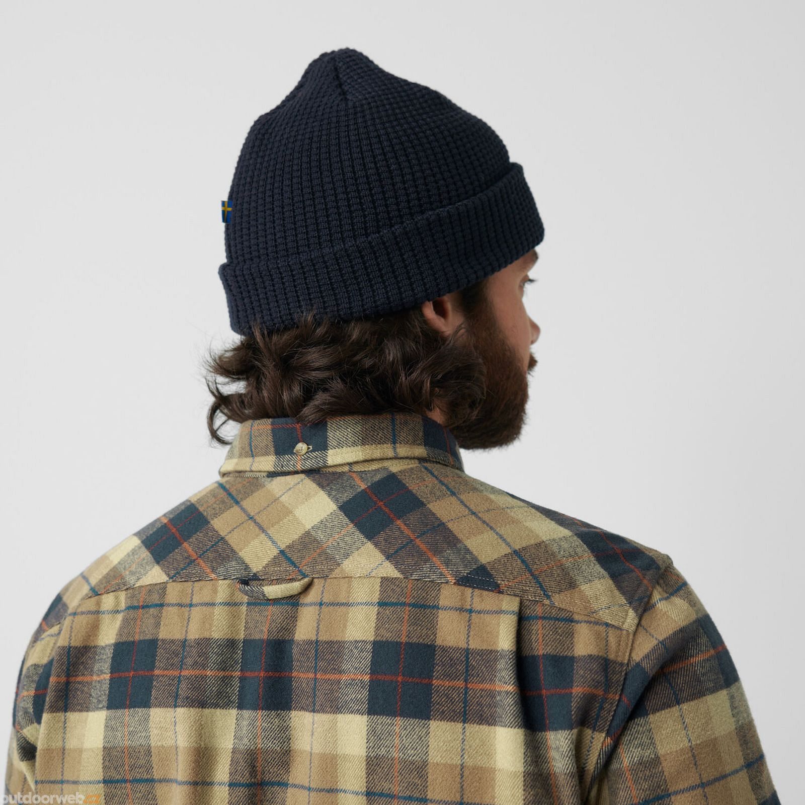Singi Heavy Flannel Shirt M Dark Navy-Indigo Blue - men's long